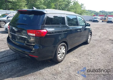 2016 Kia Sedona Lx из США, поврежденный, VIN KNDMB5C16G6100835
